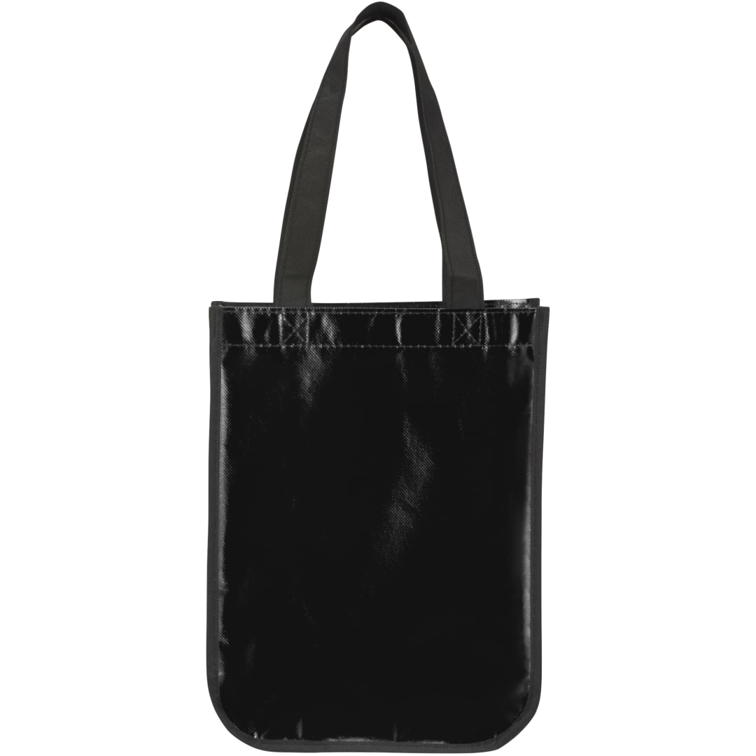 Bullet Gloss Laminated Non-Woven Gift Tote - SM-5994 Black