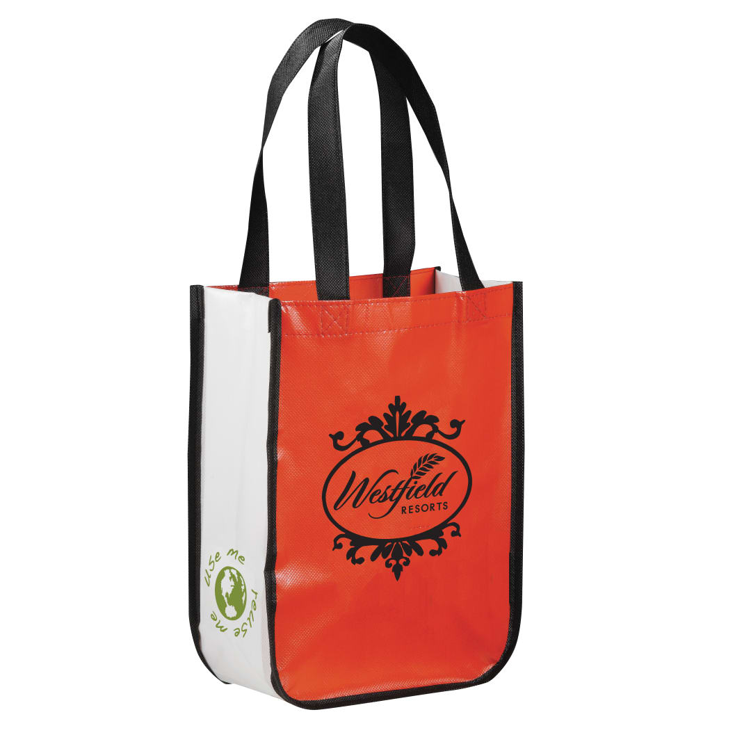 Bullet Gloss Laminated Non-Woven Gift Tote - SM-5994 Red