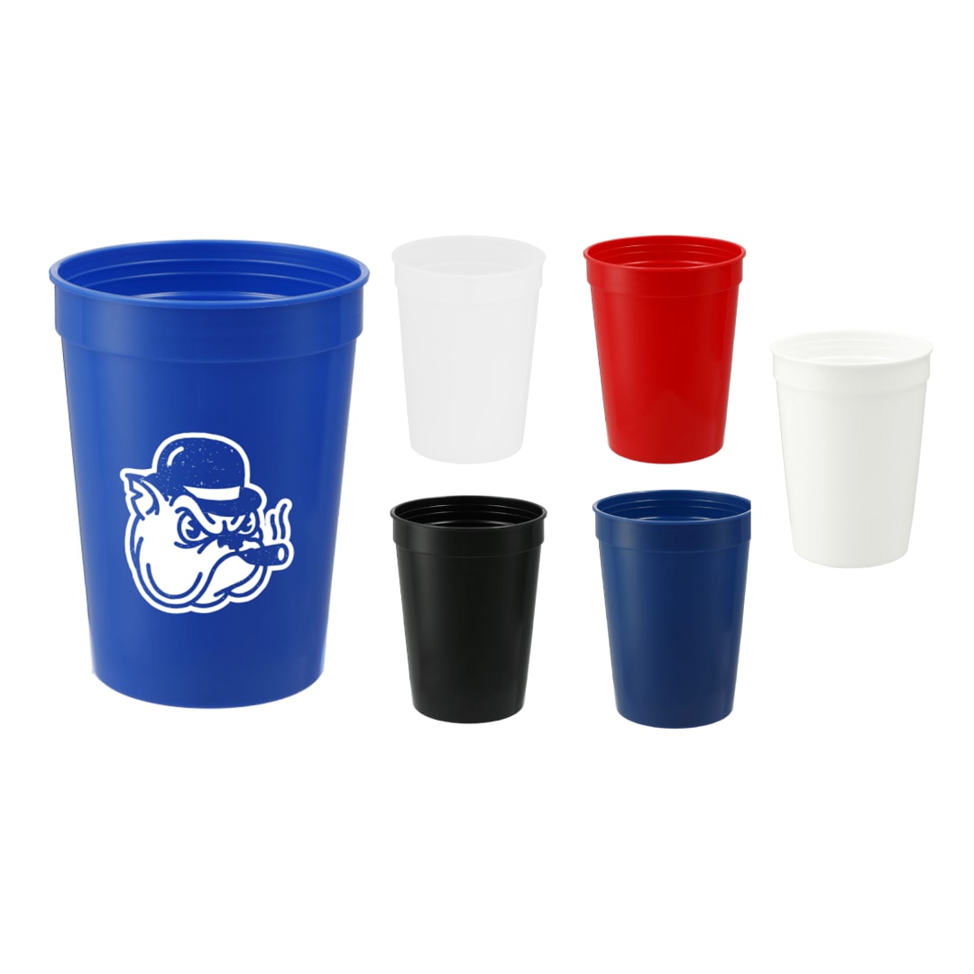 Bullet Solid 12oz Stadium Cup - SM-6011 Blue