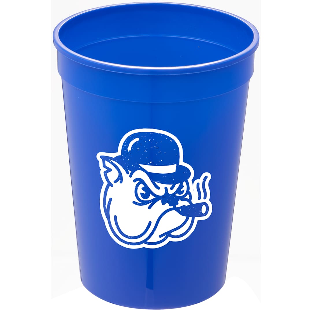Bullet Solid 12oz Stadium Cup - SM-6011 Blue