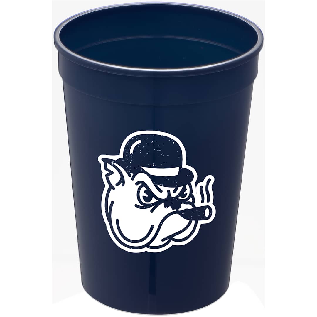 Bullet Solid 12oz Stadium Cup - SM-6011 Blue