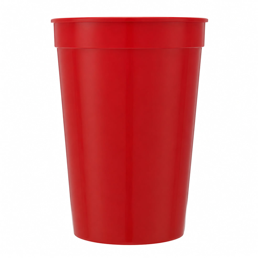 Solid 12oz Stadium Cup - SM-6011 Red