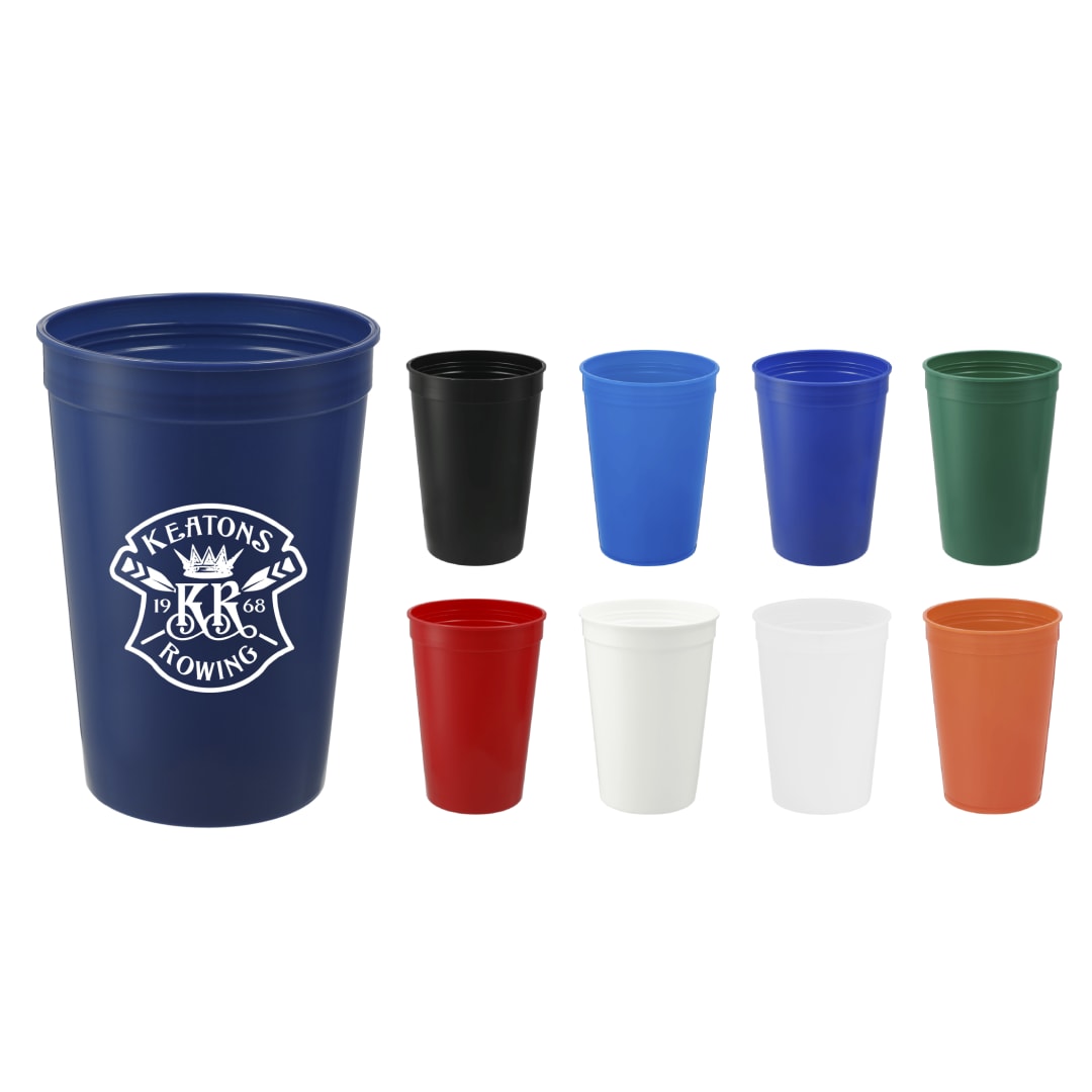 Solid 16oz Stadium Cup - SM-6012 Blue
