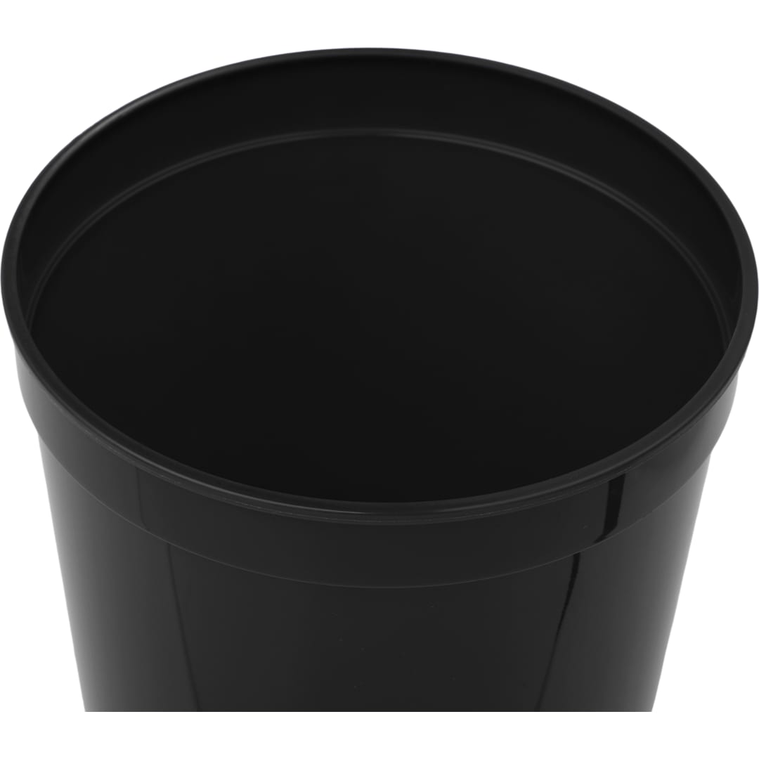 Solid 16oz Stadium Cup - SM-6012 Black