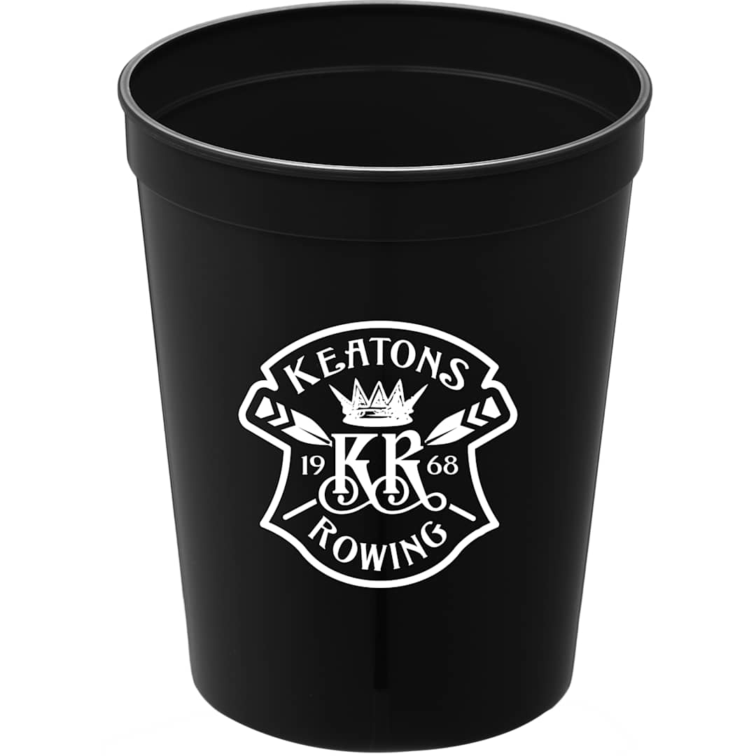 Solid 16oz Stadium Cup - SM-6012 Black