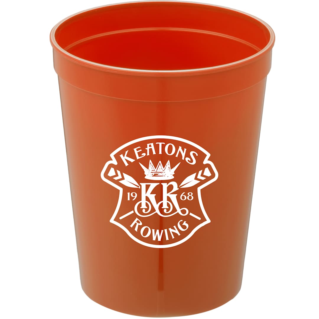 Solid 16oz Stadium Cup - SM-6012 Orange
