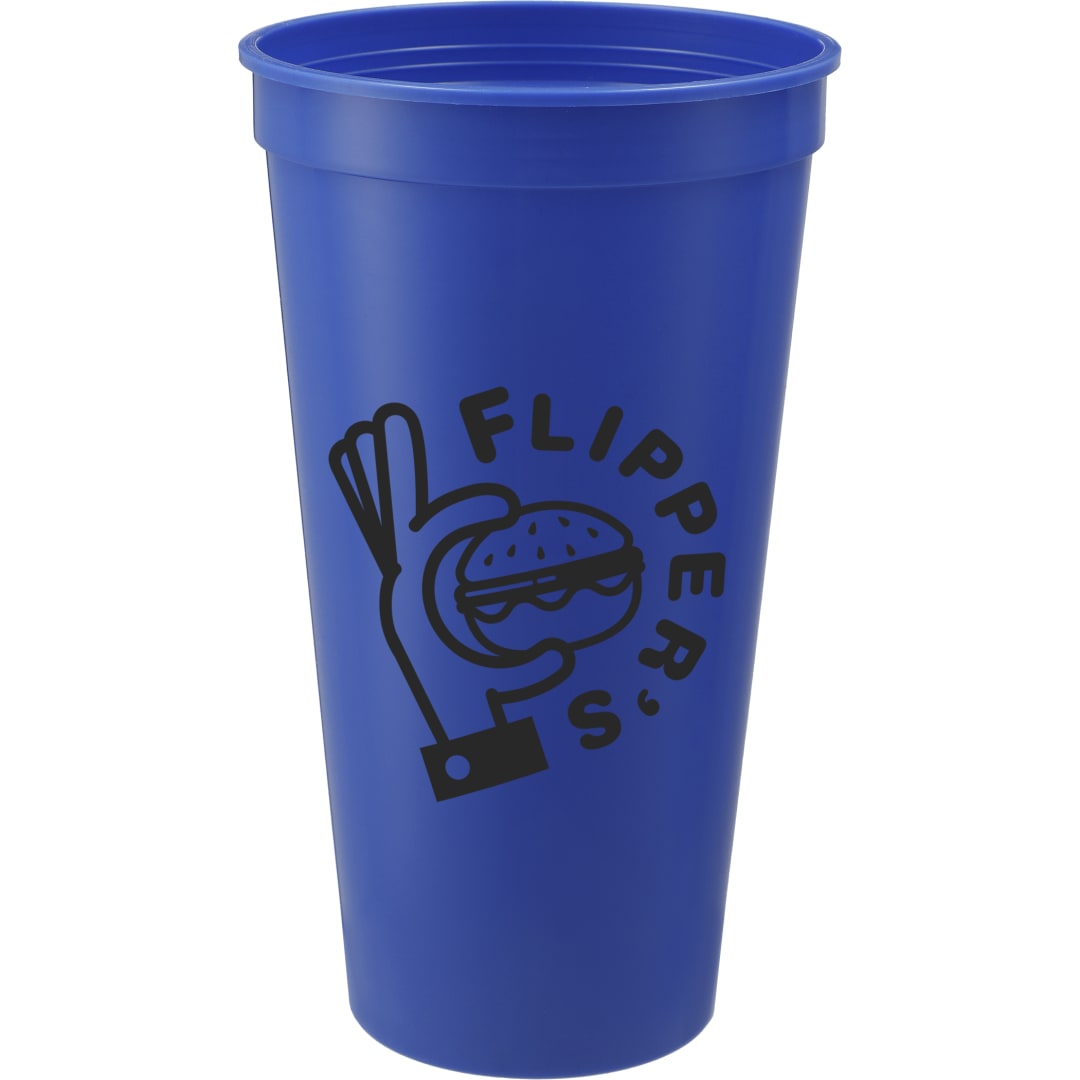 Solid 24oz Stadium Cup - SM-6013 Blue