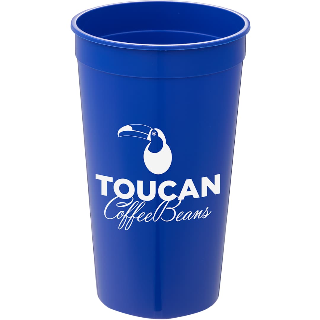 Solid 32oz Stadium Cup - SM-6014 Blue