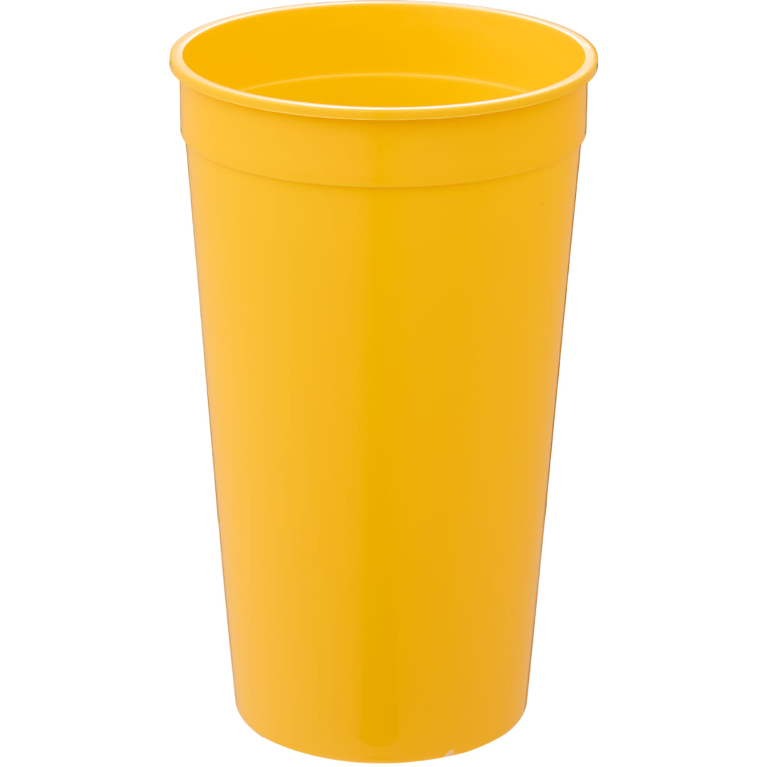 Solid 32oz Stadium Cup - SM-6014 Yellow