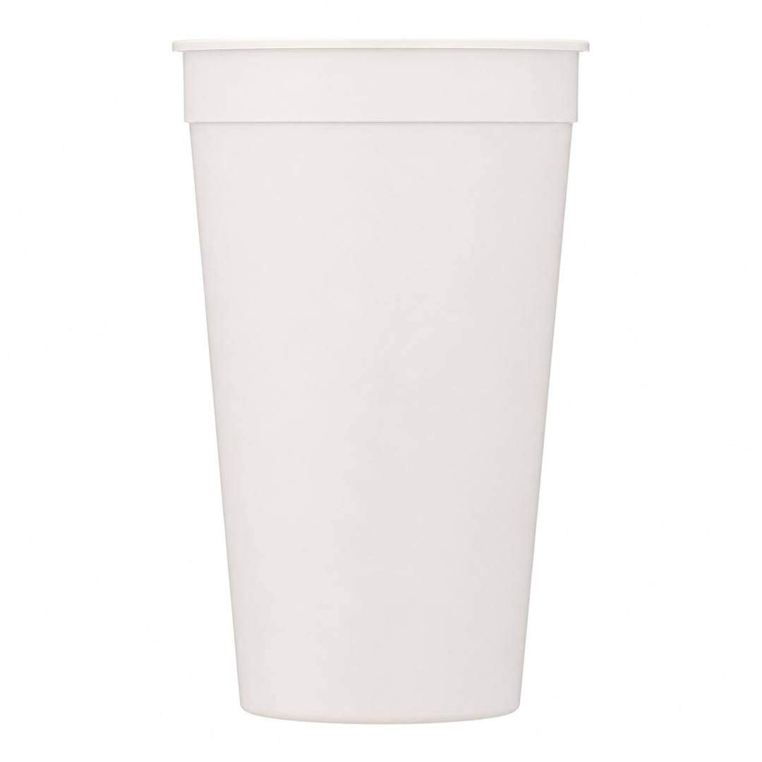 Solid 32oz Stadium Cup - SM-6014 White
