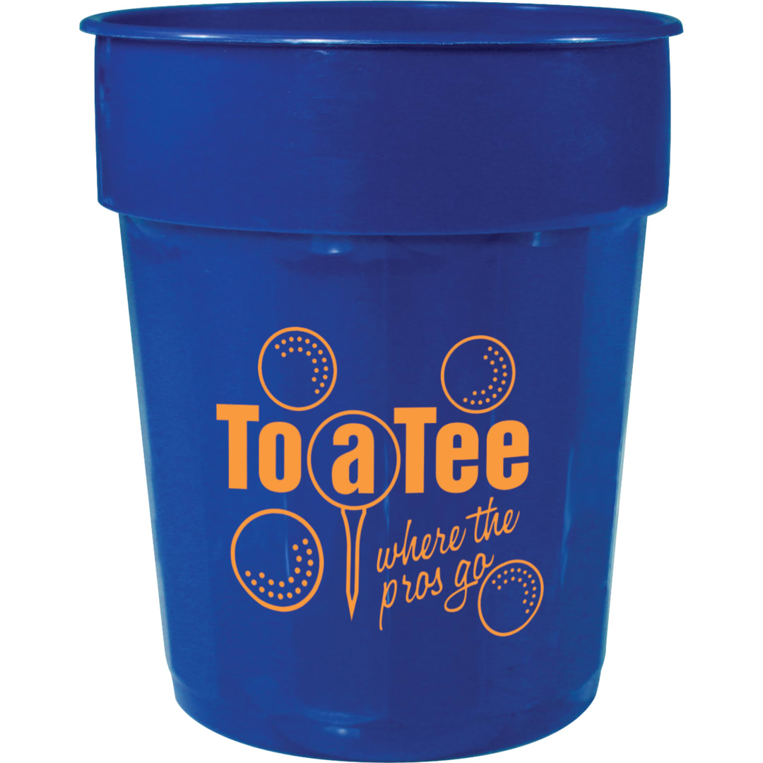 Fluted 16oz Stadium Cup - SM-6015 Blue