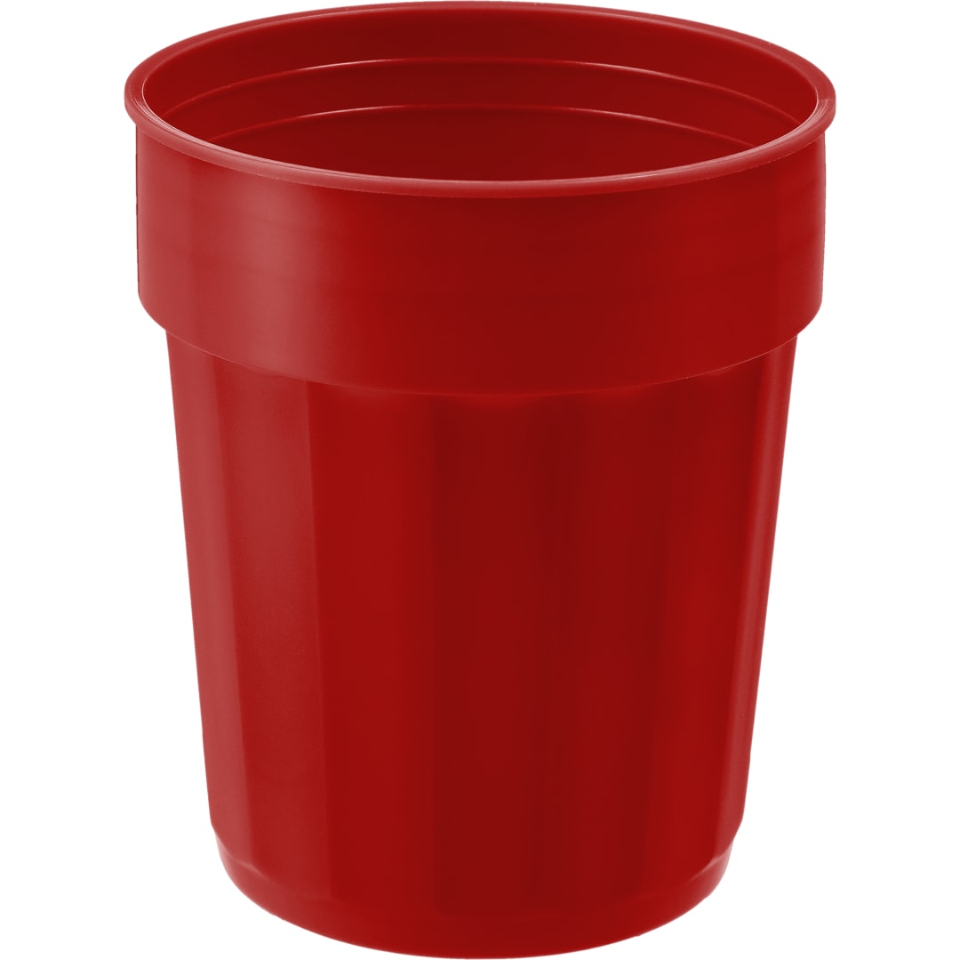 Bullet Fluted 16oz Stadium Cup - SM-6015 Red