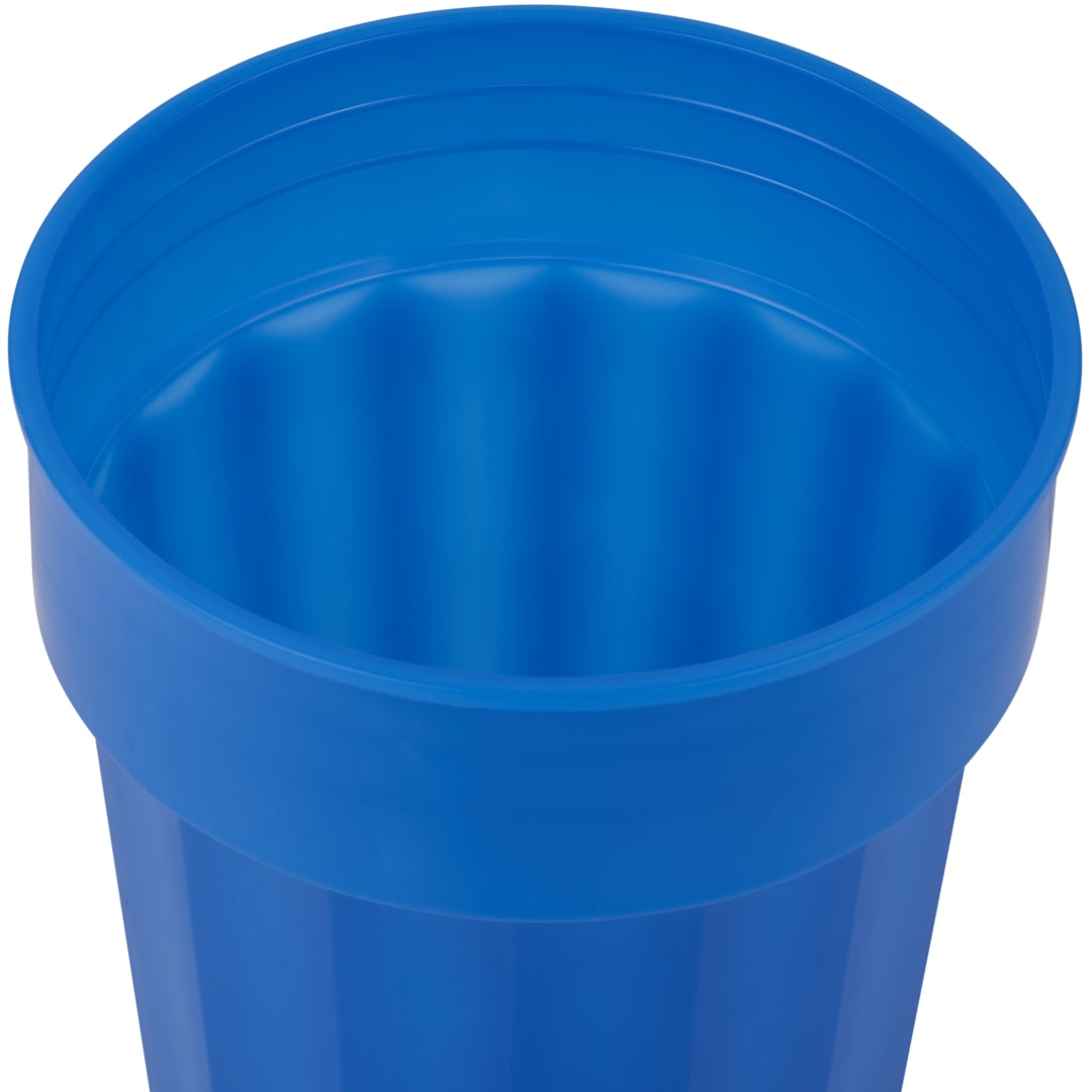 Bullet Fluted 16oz Stadium Cup - SM-6015 Blue