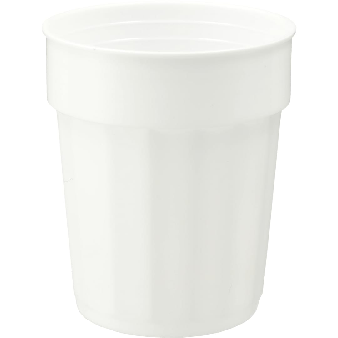 Bullet Fluted 16oz Stadium Cup - SM-6015 White