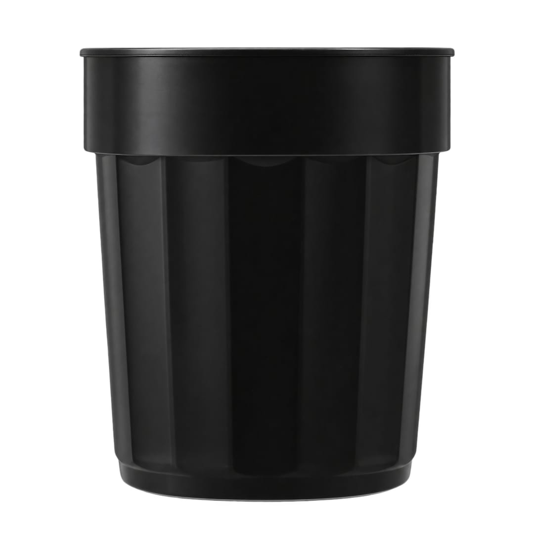 Fluted 16oz Stadium Cup - SM-6015 Black