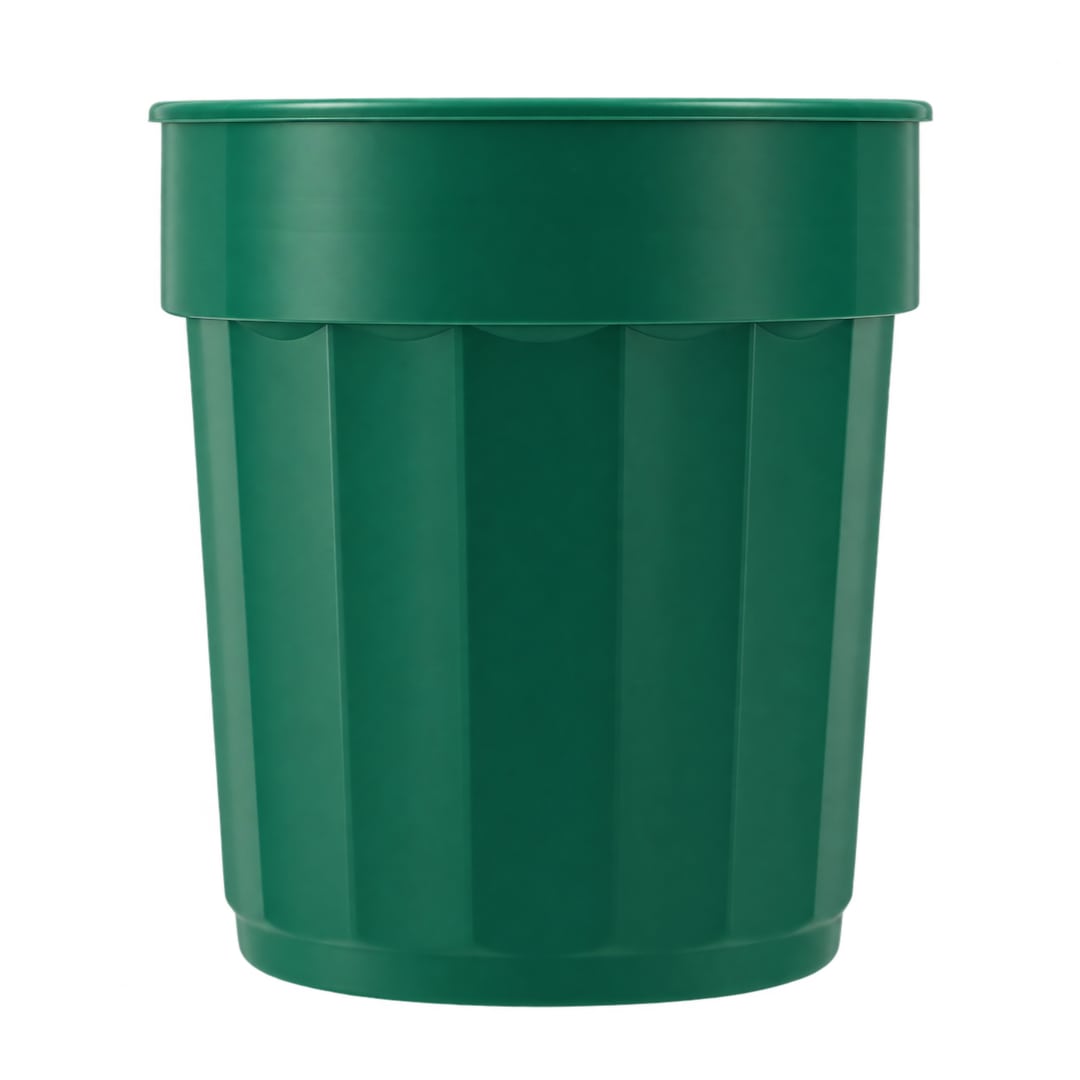 Fluted 16oz Stadium Cup - SM-6015 Green
