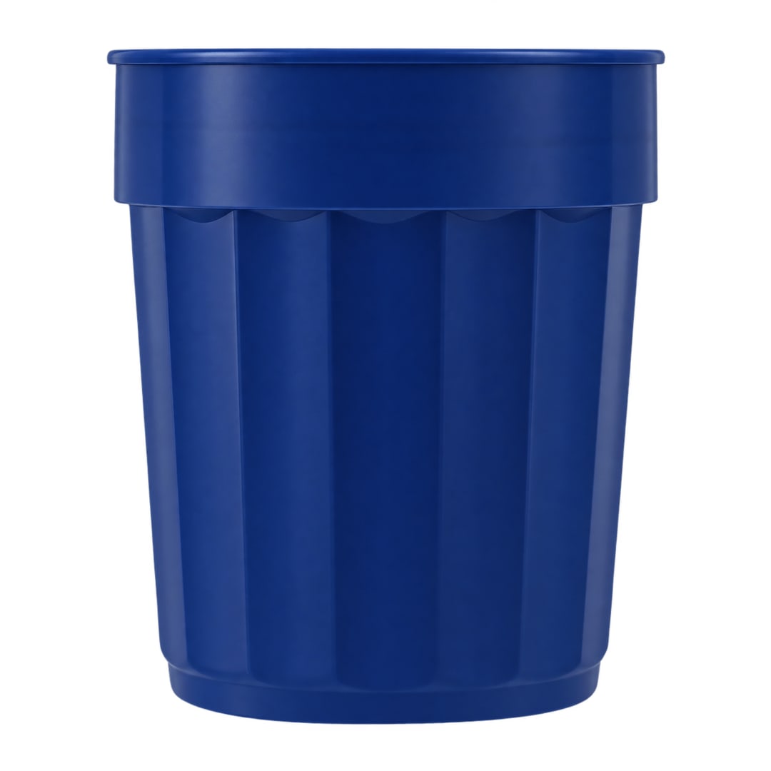 Fluted 16oz Stadium Cup - SM-6015 Blue