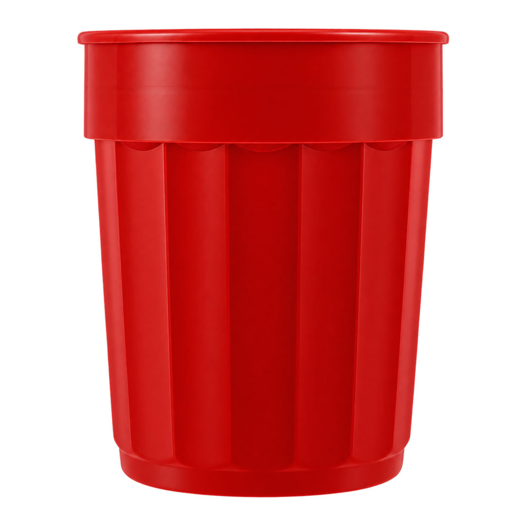 Fluted 16oz Stadium Cup - SM-6015 Red