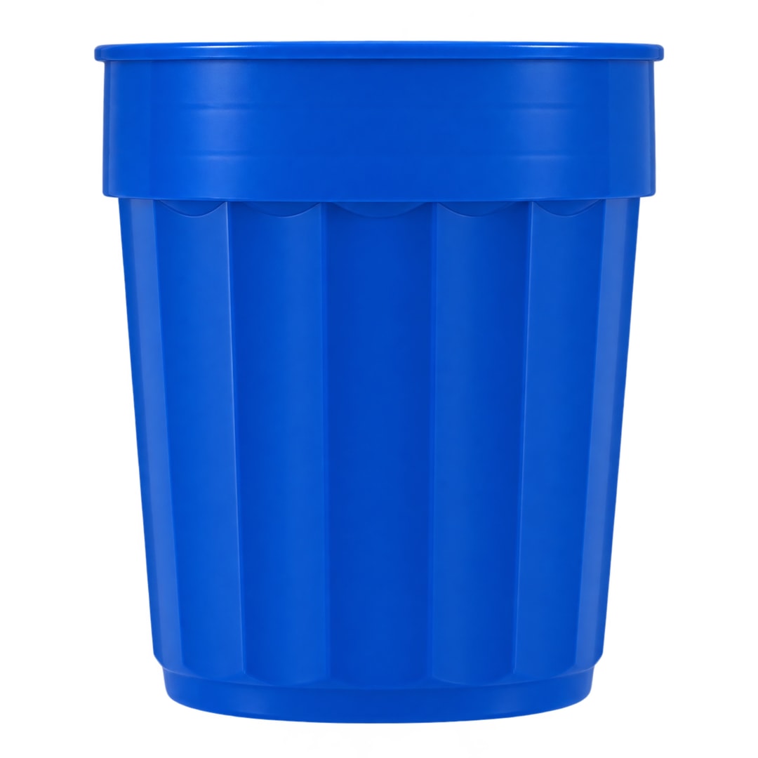 Fluted 16oz Stadium Cup - SM-6015 Blue