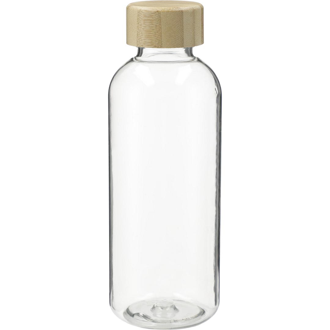 Sona 22oz RPET Bottle w/ FSC&#174; 100% Bamboo lid - SM-6924 Clear