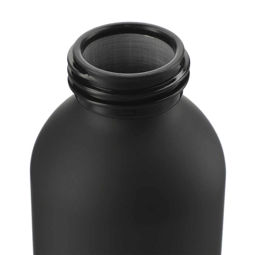 Ryze Aluminum Bottle 22 oz w/ FSC&#174; 100% Bamboo Lid - SM-6928 Black