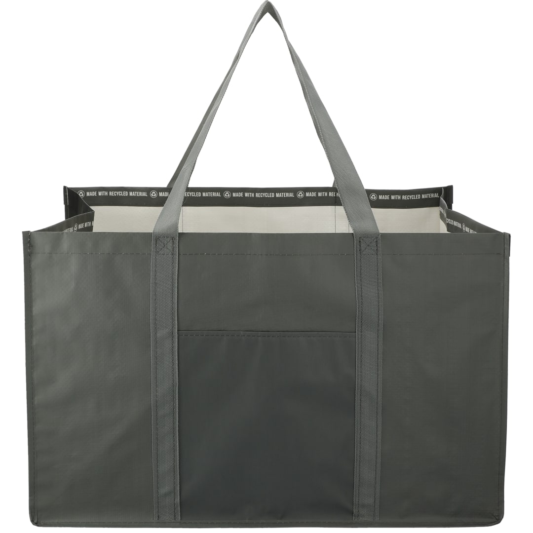 Recycled Woven Utility Tote - SM-7094 Gray