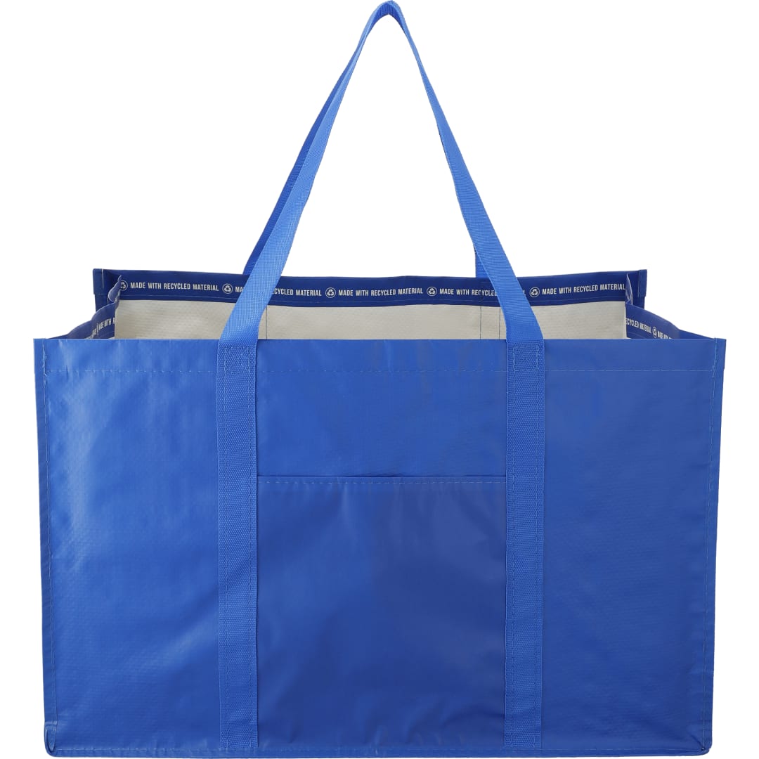 Recycled Woven Utility Tote - SM-7094 Blue