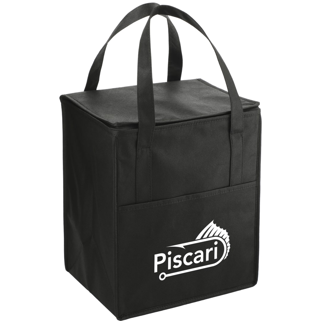 Hercules Flat Top Insulated Grocery Tote - SM-7430 Black
