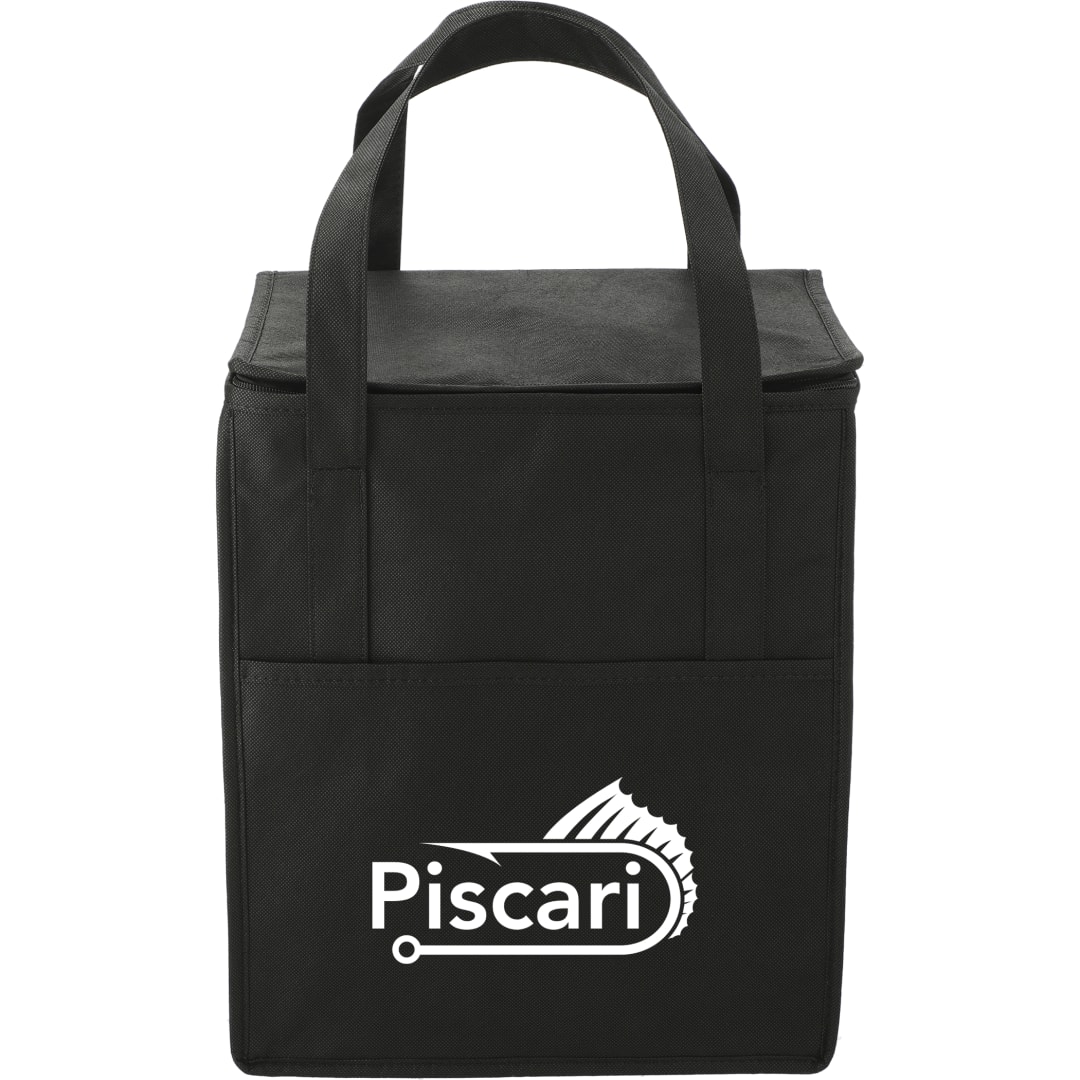 Hercules Flat Top Insulated Grocery Tote - SM-7430 Black
