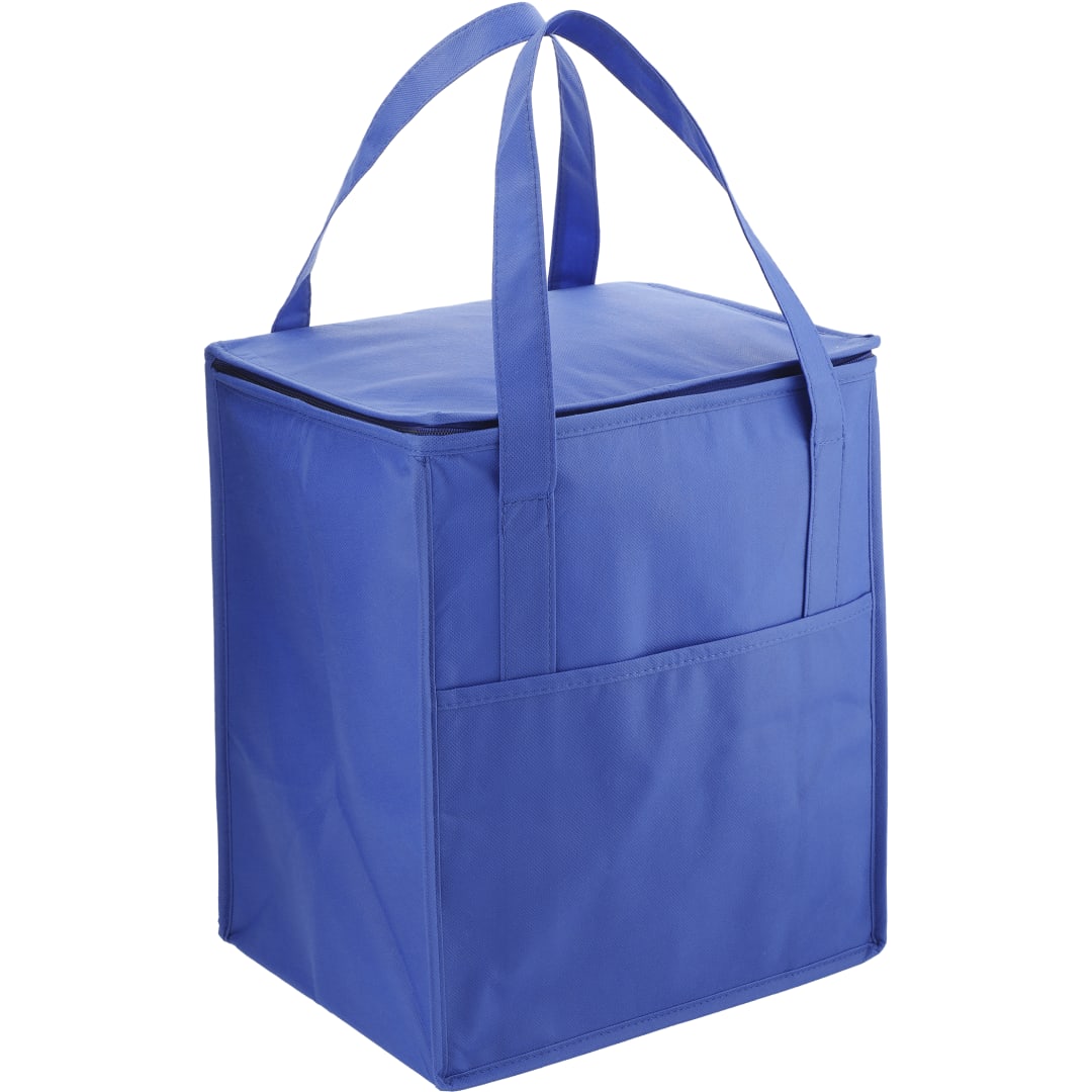 Hercules Flat Top Insulated Grocery Tote - SM-7430 Blue