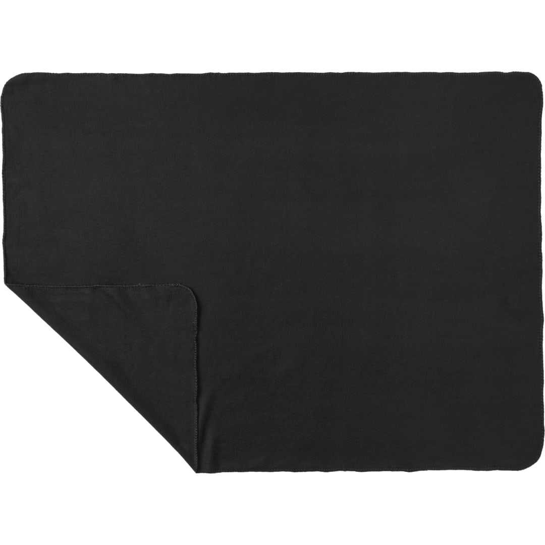 100% Recycled PET Fleece Blanket - SM-8798 Black