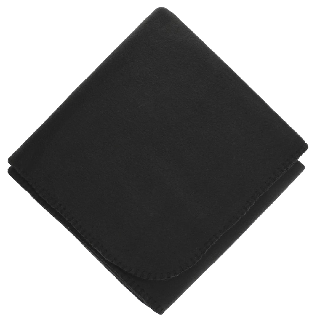 100% Recycled PET Fleece Blanket - SM-8798 Black