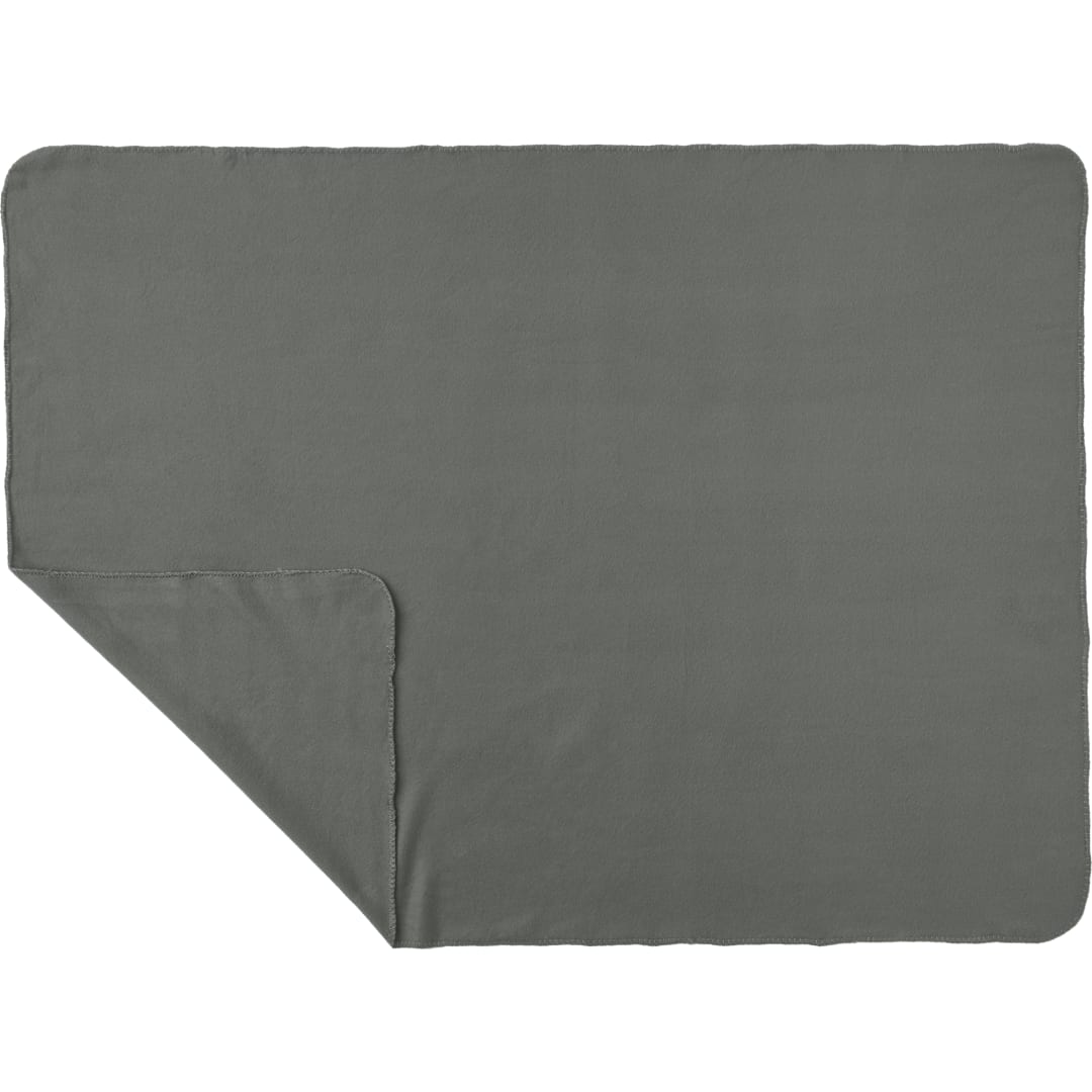 100% Recycled PET Fleece Blanket - SM-8798 Gray
