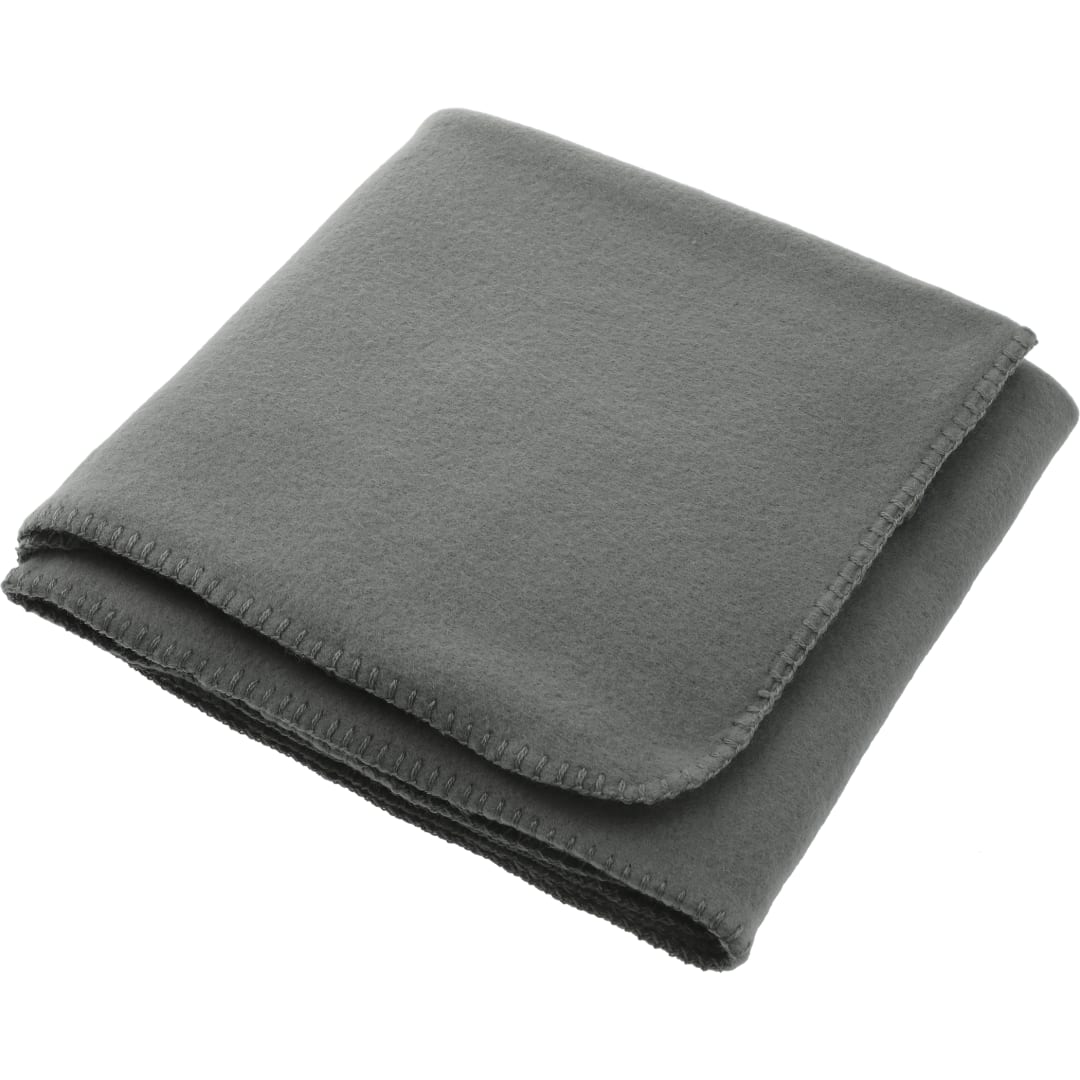 100% Recycled PET Fleece Blanket - SM-8798 Gray