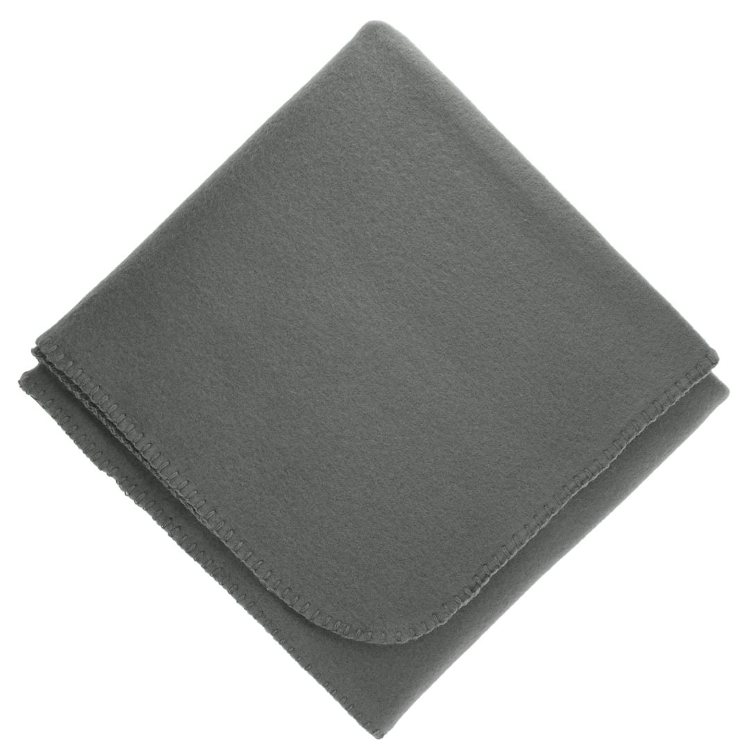 100% Recycled PET Fleece Blanket - SM-8798 Gray