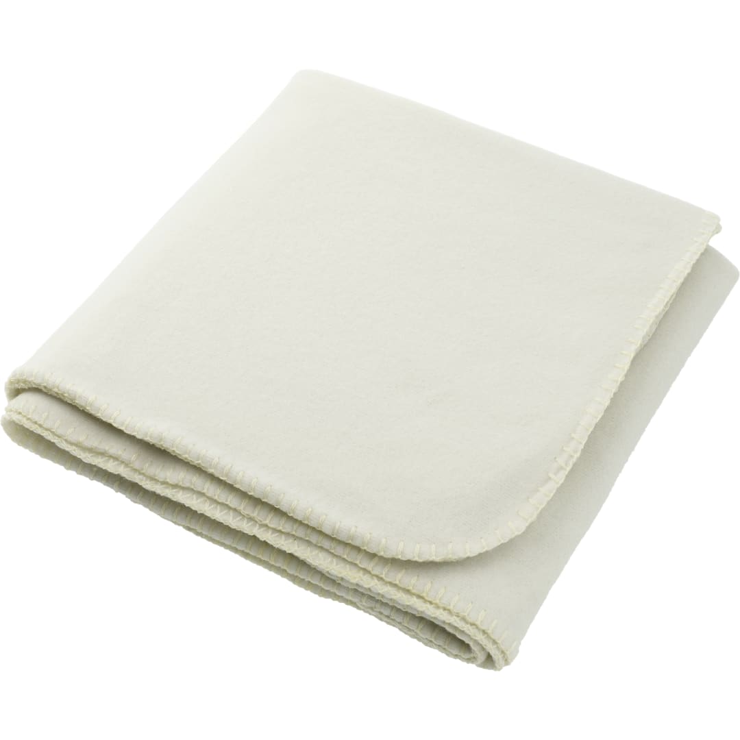 100% Recycled PET Fleece Blanket - SM-8798 Tan
