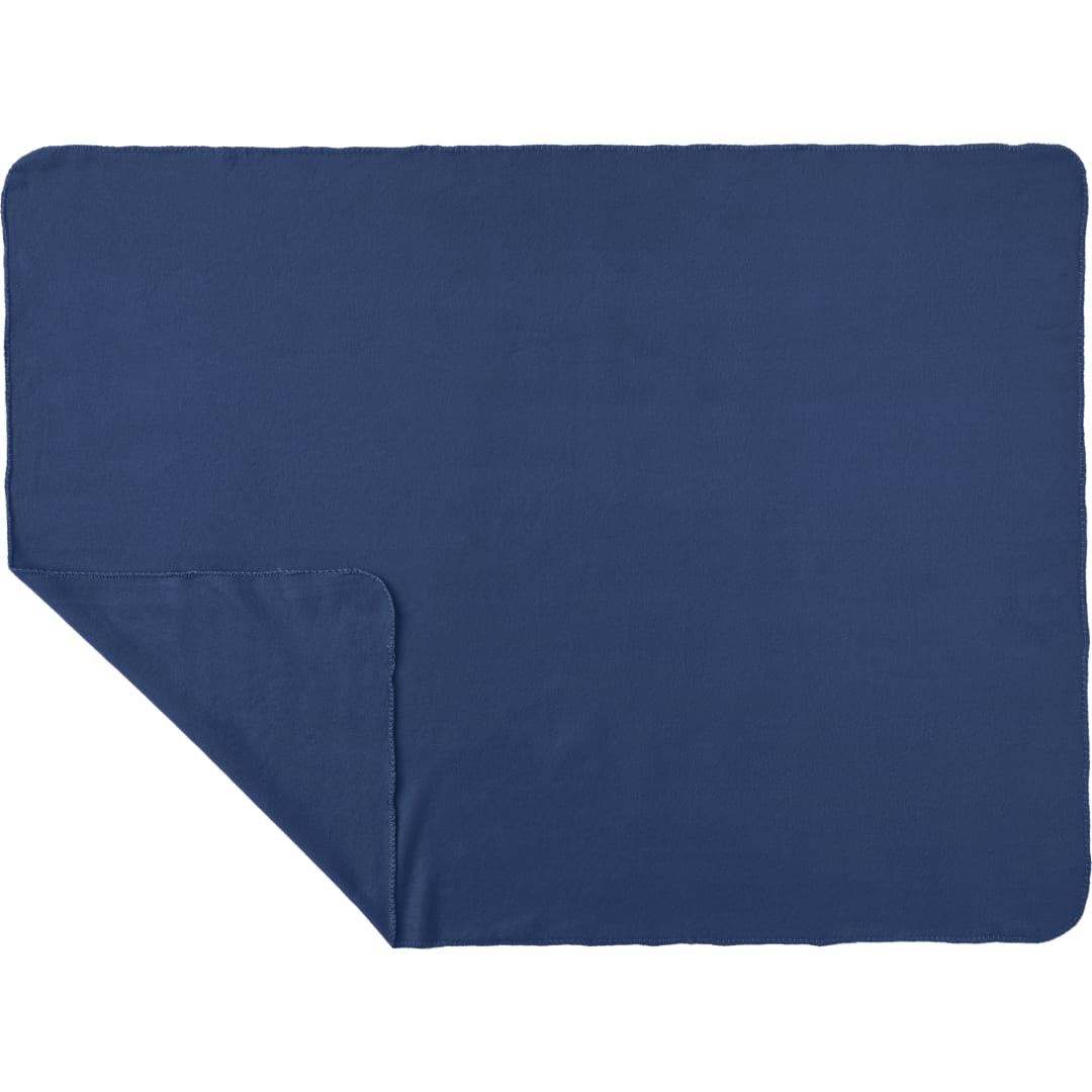 100% Recycled PET Fleece Blanket - SM-8798 Blue