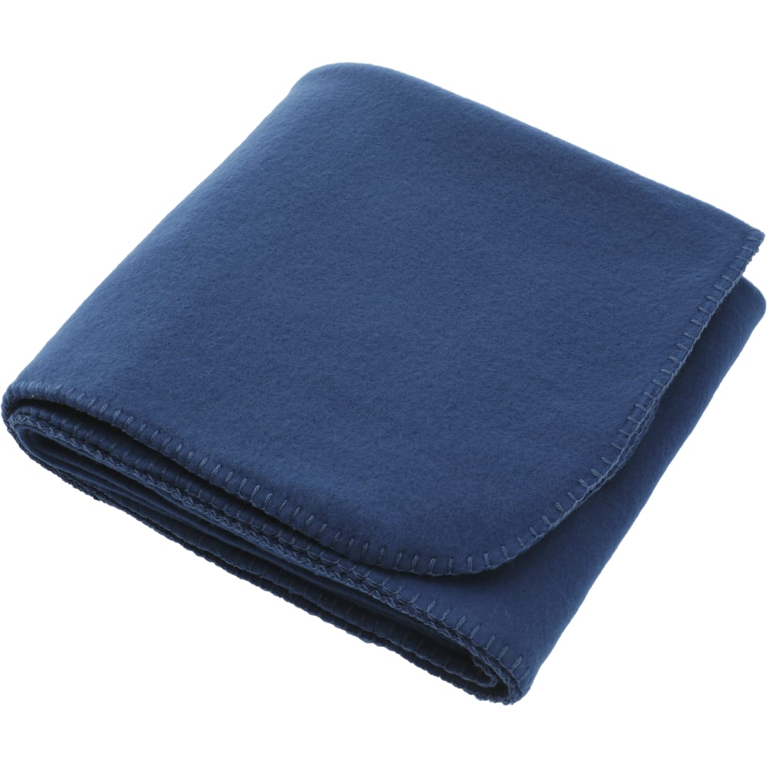 100% Recycled PET Fleece Blanket - SM-8798 Blue
