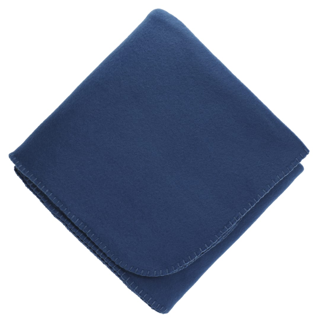 100% Recycled PET Fleece Blanket - SM-8798 Blue