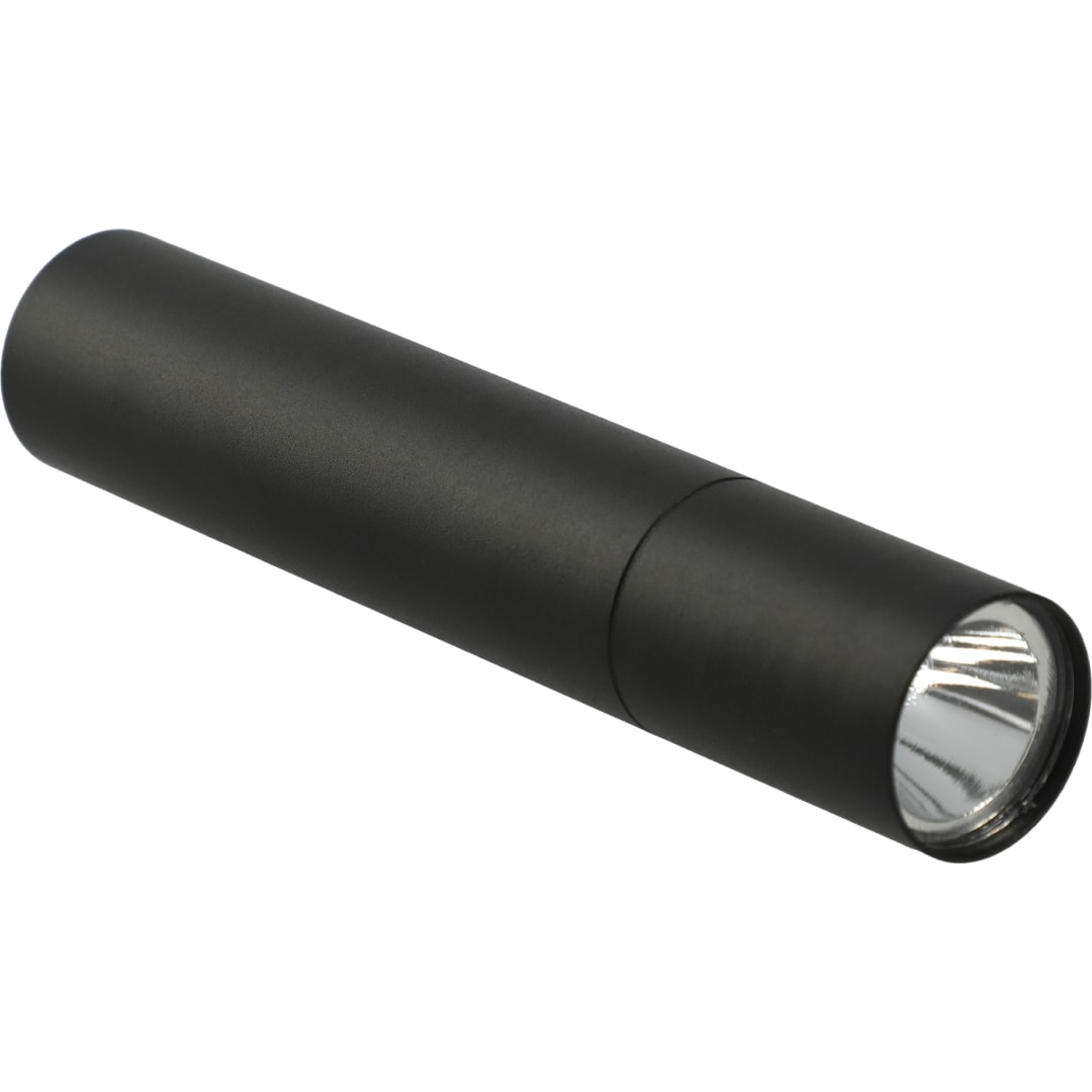 Rechargeable 1200mah Flashlight - SM-9779 Black