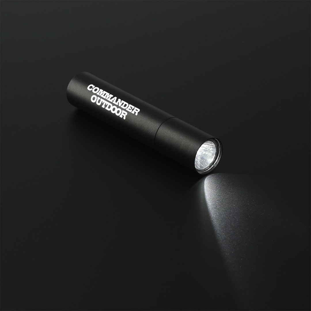 Rechargeable 1200mah Flashlight - SM-9779 Black