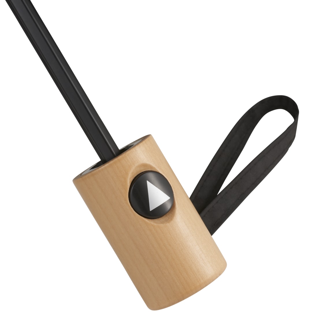 42&quot; Recycled Folding Auto Open Umbrella - 5050-01 Black