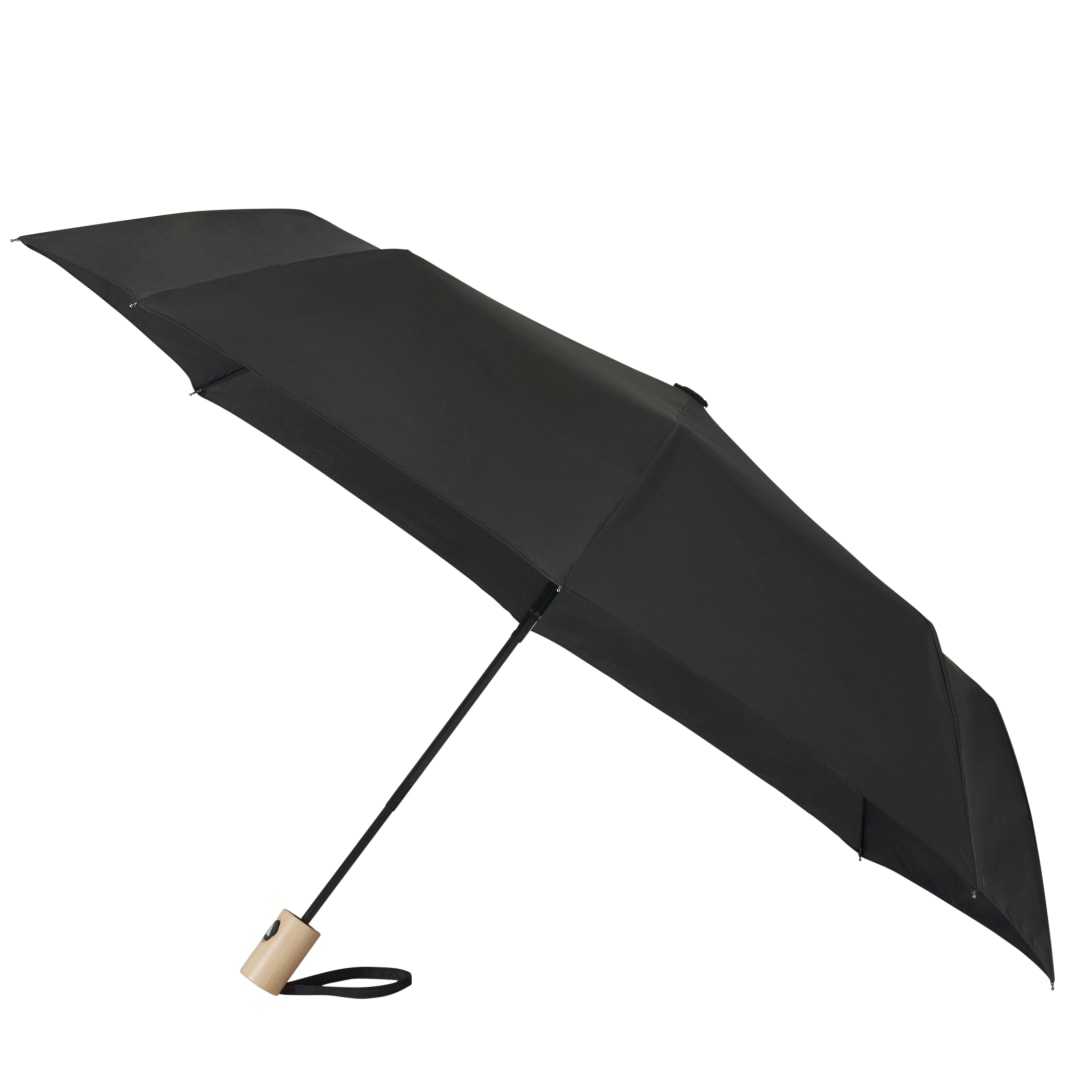 42&quot; Recycled Folding Auto Open Umbrella - 5050-01 Black