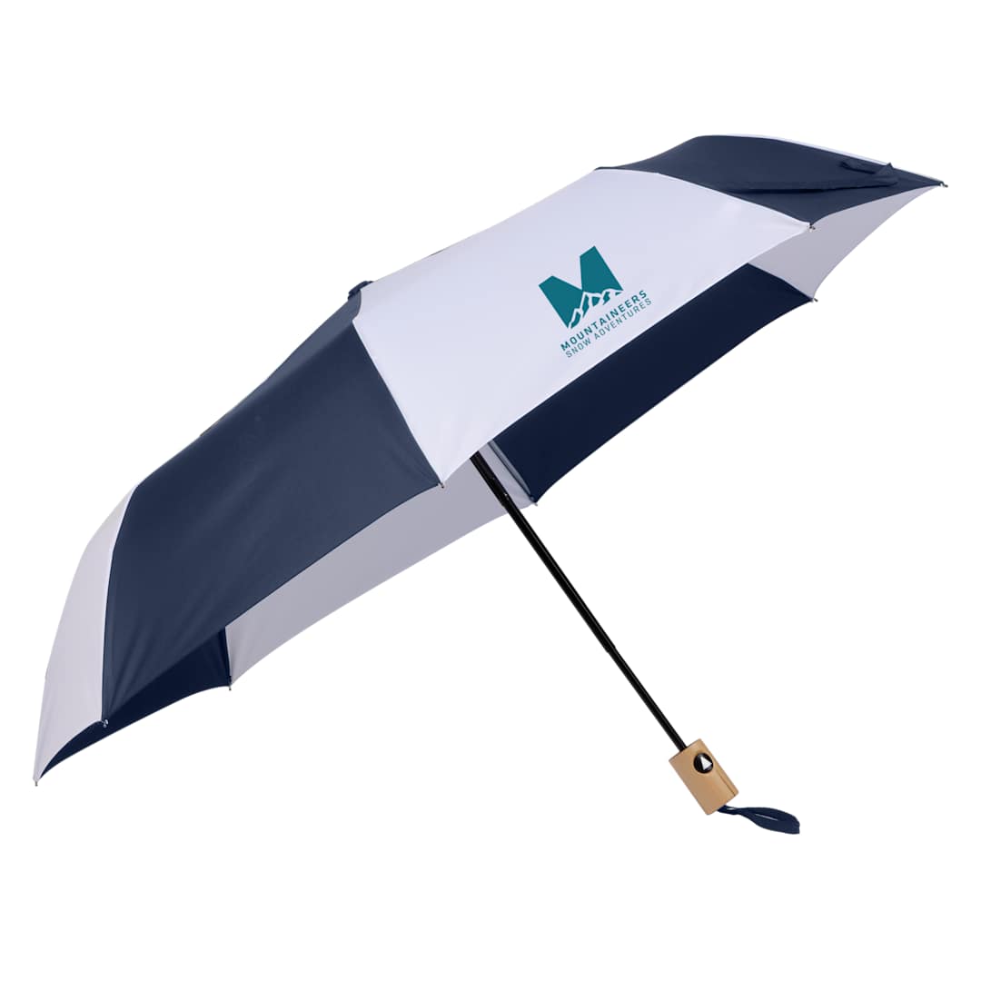 42&quot; Recycled Folding Auto Open Umbrella - 5050-01 Blue