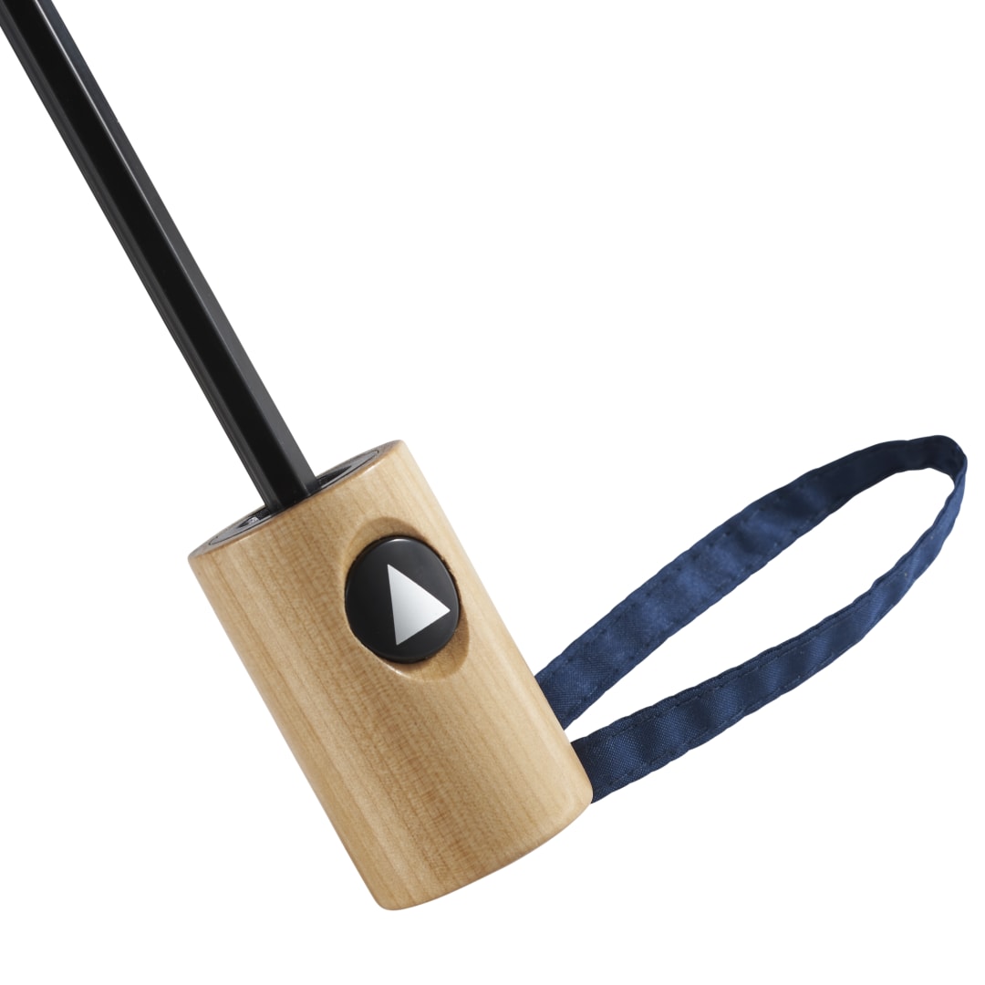 42" Recycled Folding Auto Open Umbrella - 5050-01 Blue