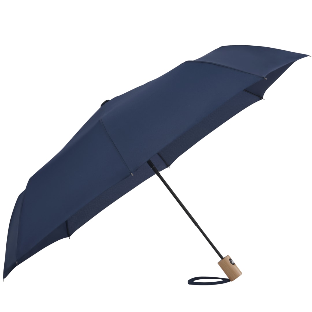 42" Recycled Folding Auto Open Umbrella - 5050-01 Blue