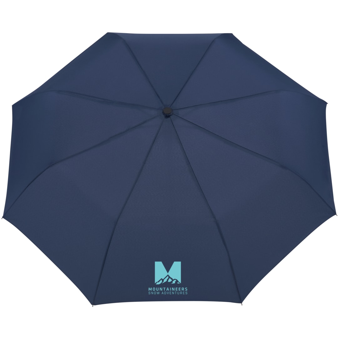 42" Recycled Folding Auto Open Umbrella - 5050-01 Blue