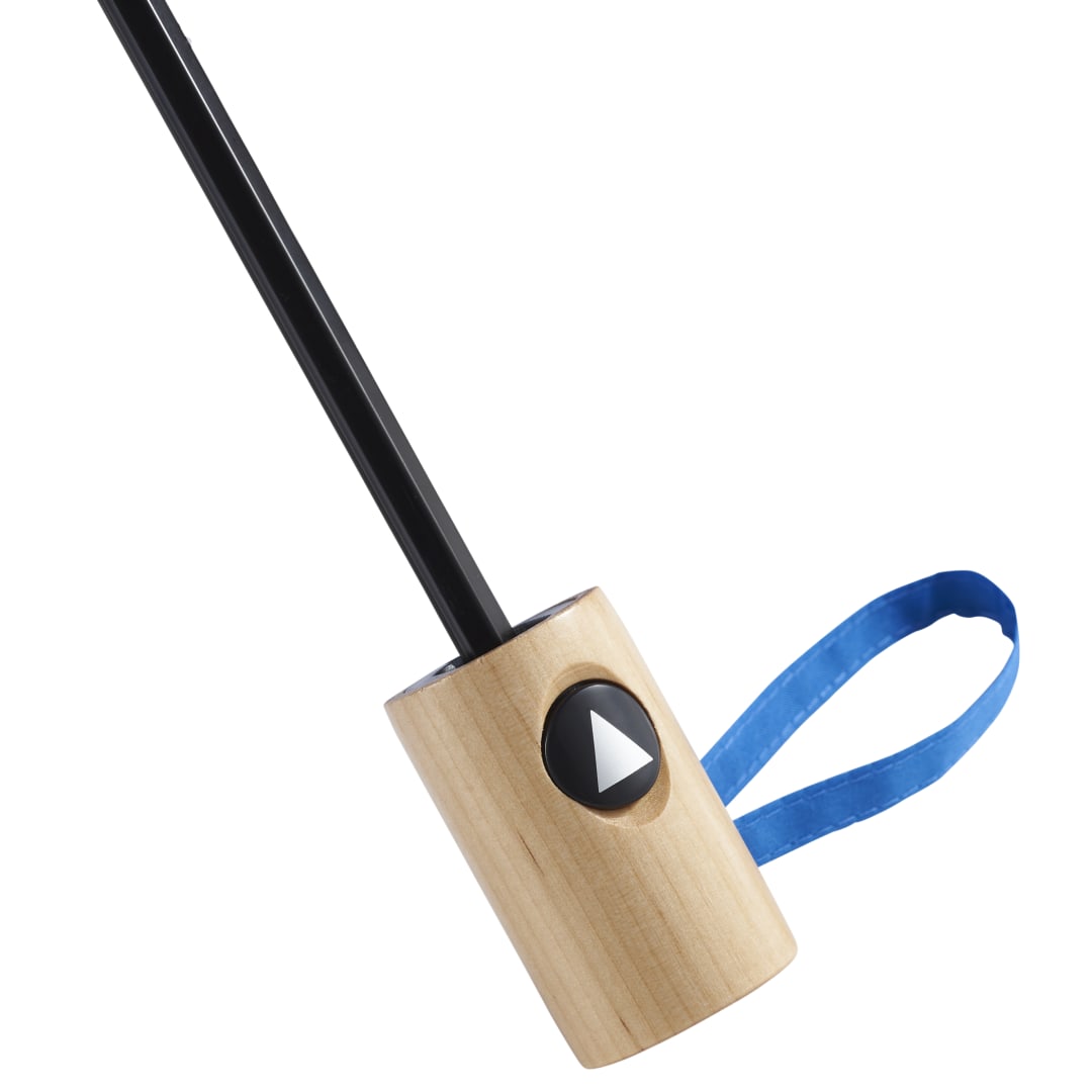 42" Recycled Folding Auto Open Umbrella - 5050-01 Blue