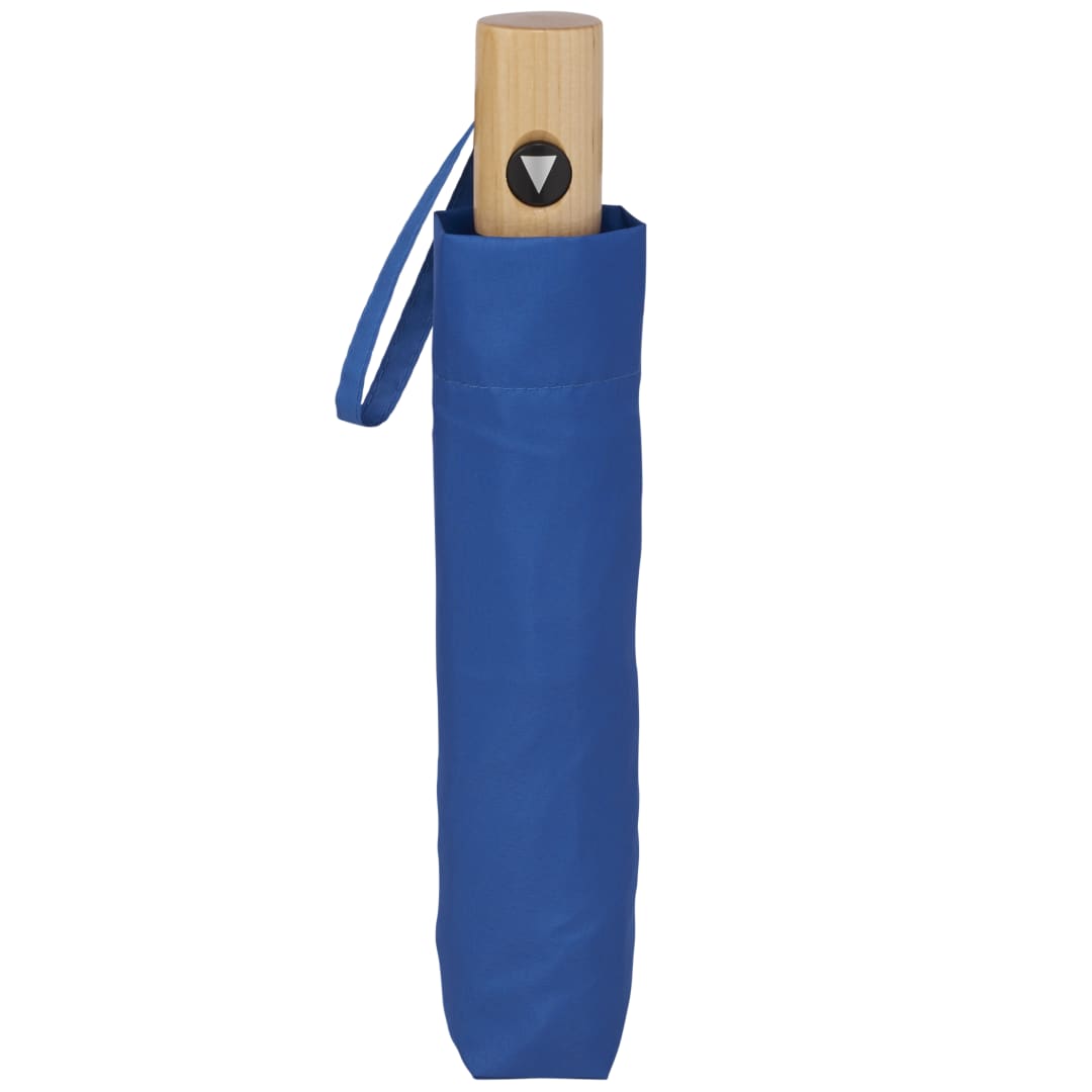 42" Recycled Folding Auto Open Umbrella - 5050-01 Blue