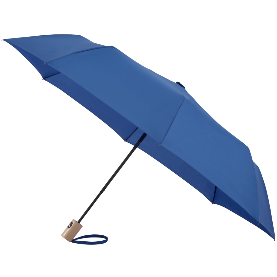42" Recycled Folding Auto Open Umbrella - 5050-01 Blue